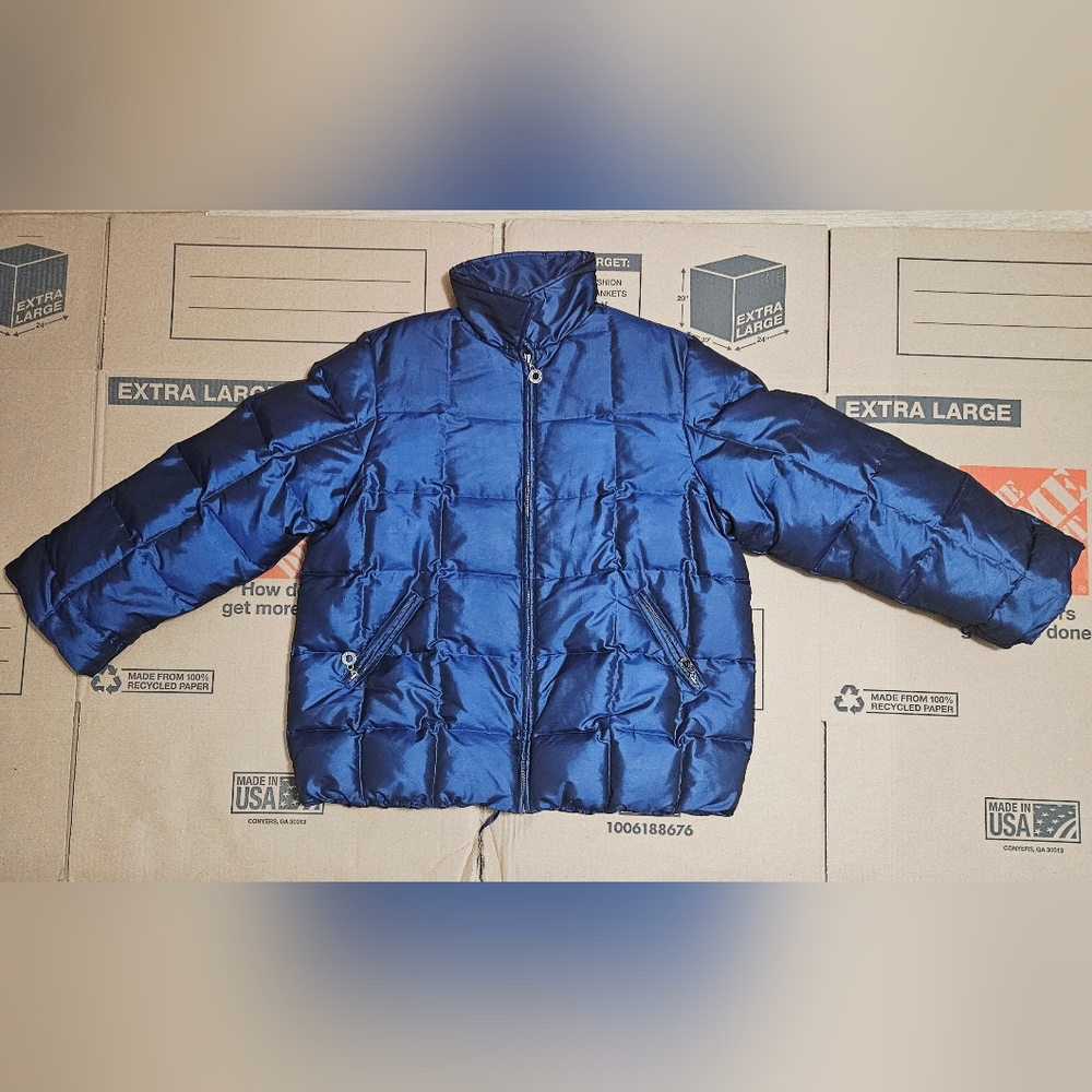 Jones New York Puffer Jacket Blue